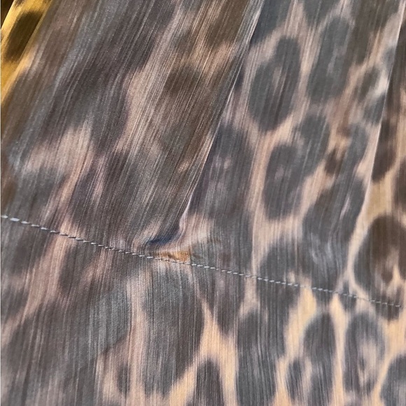 Zara Brown and Black Knee-Length A-Line Skirt - Picture 4 of 4